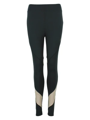 Peak Mountain Legginsy sportowe "Athlete" w kolorze czarnym rozmiar: M