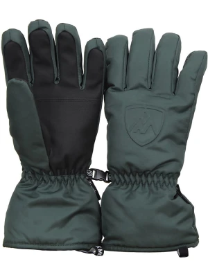 Peak Mountain Rękawiczki narciarskie "Monster" w kolorze khaki rozmiar: S/M