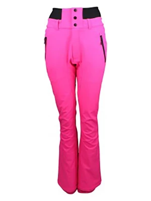 Peak Mountain Spodnie narciarskie "Adora" w kolorze różowym rozmiar: XL