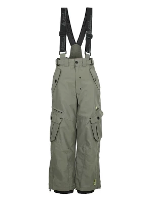 Peak Mountain Spodnie narciarskie "Ecelto" w kolorze khaki rozmiar: 152
