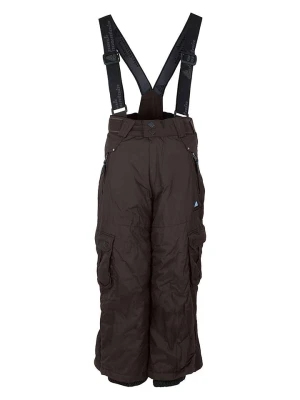 Peak Mountain Spodnie narciarskie w kolorze brązowym rozmiar: 152