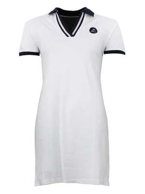 Peak Mountain Sukienka polo w kolorze białym rozmiar: M