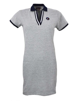 Peak Mountain Sukienka polo w kolorze szarym rozmiar: XL