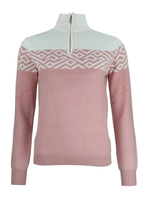 Peak Mountain Sweter "Akar" w kolorze jasnoróżowym rozmiar: S