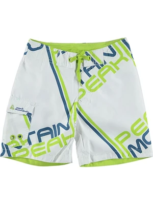 Peak Mountain Szorty kąpielowe w kolorze biało-jasnozielono-morskim rozmiar: 176