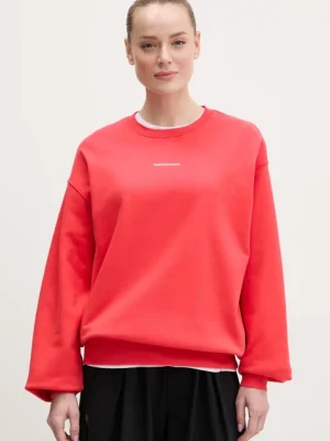 Peak Performance bluza bawełniana damska kolor czerwony gładka G80274