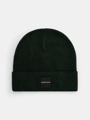 Peak Performance czapka z dodatkiem wełny Switch kolor zielony G77781