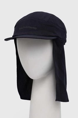 Peak Performance czapka z daszkiem kolor czarny gładka