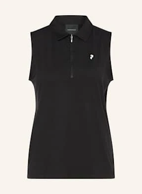 Peak Performance Funkcyjna Koszulka Polo Comfort schwarz