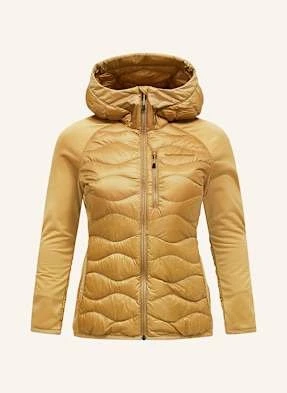 Peak Performance Hybrydowa Kurtka Puchowa Helium beige