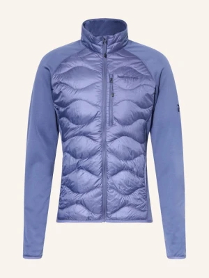 Peak Performance Hybrydowa Kurtka Puchowa Helium blau NIEBIESKI