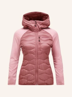 Peak Performance Hybrydowa Kurtka Puchowa Helium rot