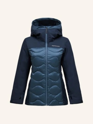 Peak Performance Hybrydowa Kurtka Puchowa Silverchute Helium blau