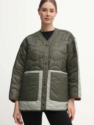 Peak Performance kurtka dwustronna Quilted damska kolor pomarańczowy przejściowa oversize