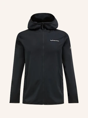 Peak Performance Kurtka Jako Warstwa Środkowa Light Zip Hood schwarz