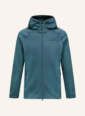 Peak Performance Kurtka Jako Warstwa Środkowa Zip Hood grau