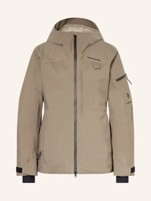 Peak Performance Kurtka Narciarska Alpine Gore-Tex Insulated braun JASNOBRĄZOWY