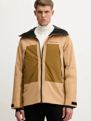 Peak Performance kurtka narciarska Edge kolor beżowy G80496