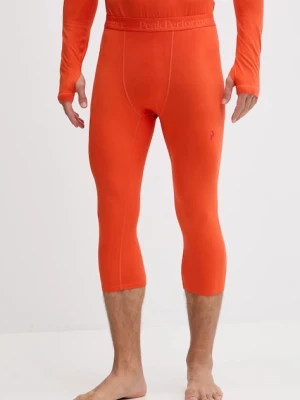 Peak Performance legginsy funkcyjne Spirit kolor pomarańczowy G79894