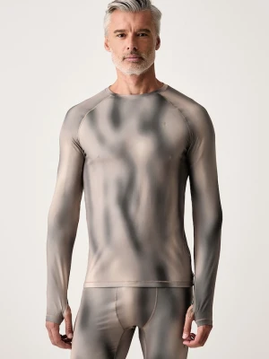 Peak Performance longsleeve funkcyjny męski brązowy
