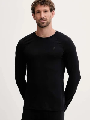 Peak Performance longsleeve funkcyjny z dodatkiem wełny Magic czarny
