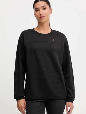 Peak Performance longsleeve sportowy Trail kolor czarny G79810