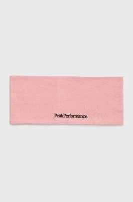 Peak Performance opaska na głowę Progress kolor różowy