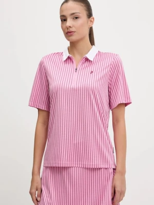 Peak Performance polo sportowe damski kolor różowy G80375