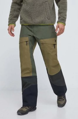 Peak Performance spodnie narciarskie Gravity Gore-Tex kolor zielony