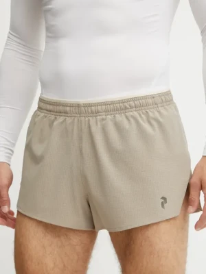 Peak Performance szorty sportowe Trail męskie kolor beżowy G80239