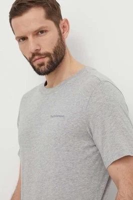 Peak Performance t-shirt bawełniany męski kolor szary gładki