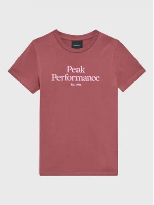 Peak Performance T-Shirt Jr Original G77697250 Różowy Regular Fit