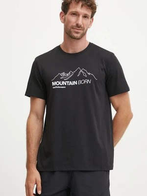 Peak Performance t-shirt męski kolor czarny z nadrukiem