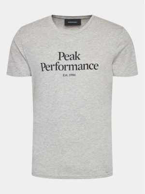Peak Performance T-Shirt Original G77692090 Szary Slim Fit