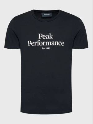 Peak Performance T-Shirt Original G77692120 Czarny Slim Fit