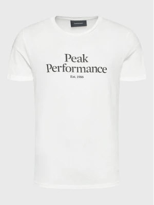 Peak Performance T-Shirt Original G77692360 Biały Slim Fit