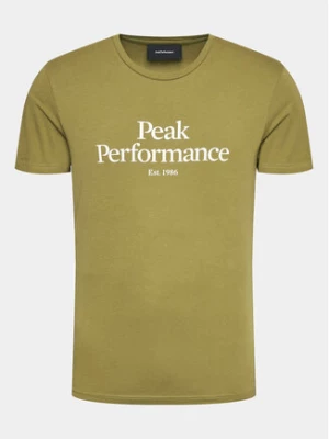 Peak Performance T-Shirt Original G77692390 Zielony Slim Fit