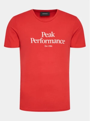 Peak Performance T-Shirt Original G77692400 Czerwony Slim Fit