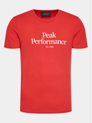 Peak Performance T-Shirt Original G77692400 Czerwony Slim Fit