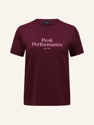 Peak Performance T-Shirt Original Tee rot CIEMNOCZERWONY
