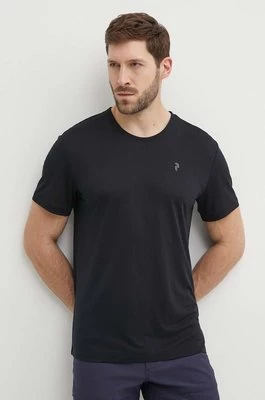 Peak Performance t-shirt sportowy Delta kolor czarny gładki