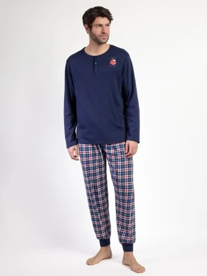 Peanuts Piżama "Peanuts" w kolorze granatowym rozmiar: L