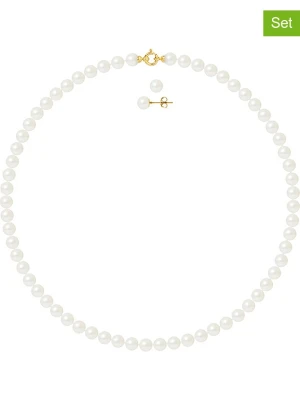 Pearl Addict 2-częściowy zestaw biżuterii z perłami w kolorze białym rozmiar: onesize