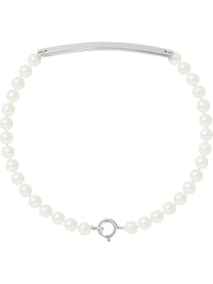 Pearl Addict Bransoletka "Love Gourmette" z perłami w kolorze białym rozmiar: onesize