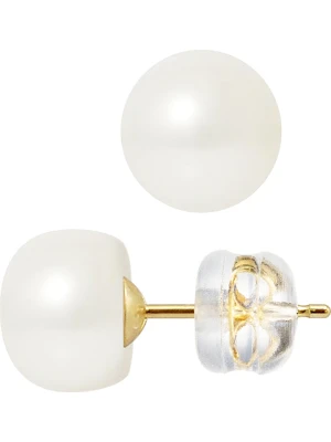 Pearl Addict Kolczyki-wkrętki z perłami w kolorze białym rozmiar: onesize