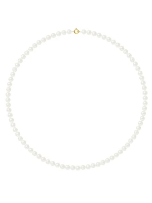 Pearl Addict Naszyjnik z perłami w kolorze białym - dł. 42 cm rozmiar: onesize