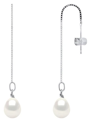 Pearl Addict Srebrne kolczyki-wkrętki z perłami rozmiar: onesize