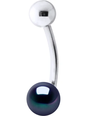 Pearl Addict Srebrny kolczyk z perłą do piercingu rozmiar: onesize