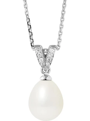 Pearl Addict Srebrny naszyjnik z perłą - dł. 42 cm rozmiar: onesize