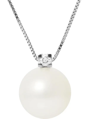 Pearl Addict Srebrny naszyjnik z zawieszką - dł. 42 cm rozmiar: onesize